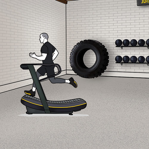 treadmill jog