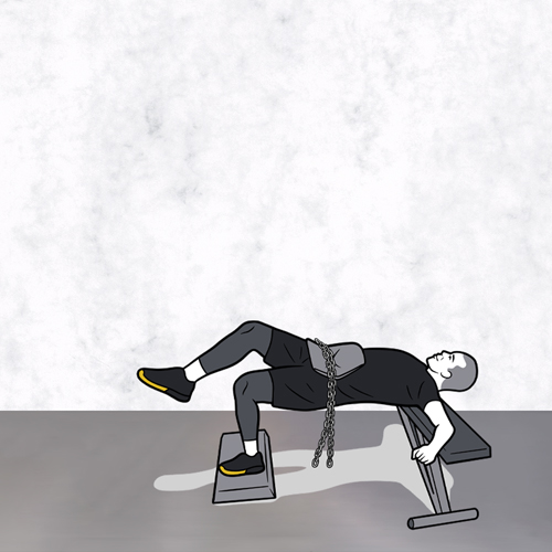 single-leg-hip-thrusts-with-chains